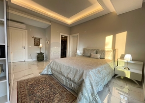 Luxury Furnished Villa in Bektas, Alanya with Panoramic Sea & Castle Views