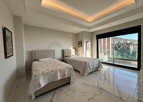 Luxury Furnished Villa in Bektas, Alanya with Panoramic Sea & Castle Views