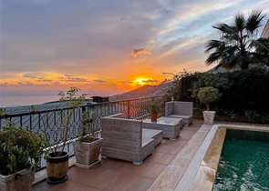 Luxury Furnished Villa in Bektas, Alanya with Panoramic Sea & Castle Views
