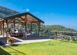 4+1 villa for sale in Alanya by the sea | Finished house with furniture