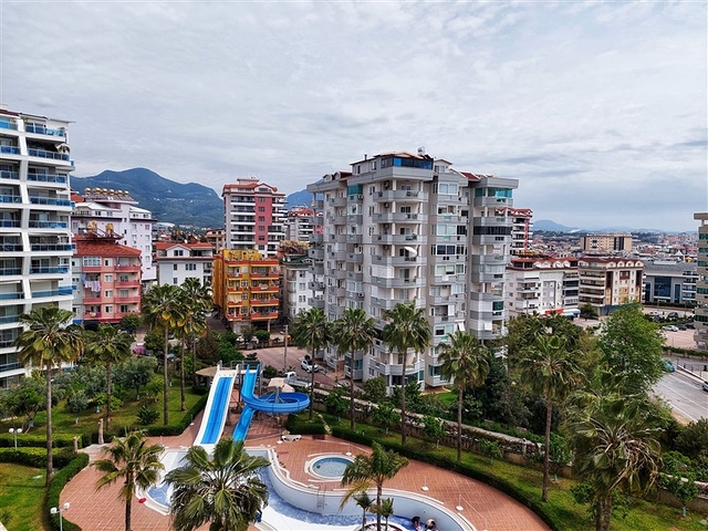 Furnished 1+1 Apartment in Cikcilli, Alanya with Full Resort Facilities