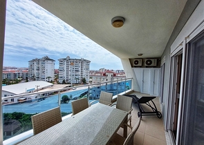 Furnished 1+1 Apartment in Cikcilli, Alanya with Full Resort Facilities