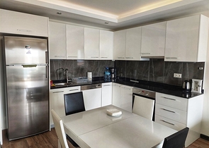 Furnished 1+1 Apartment in Cikcilli, Alanya with Full Resort Facilities