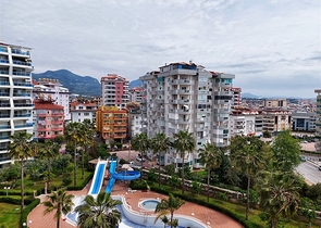 Furnished 1+1 Apartment in Cikcilli, Alanya with Full Resort Facilities