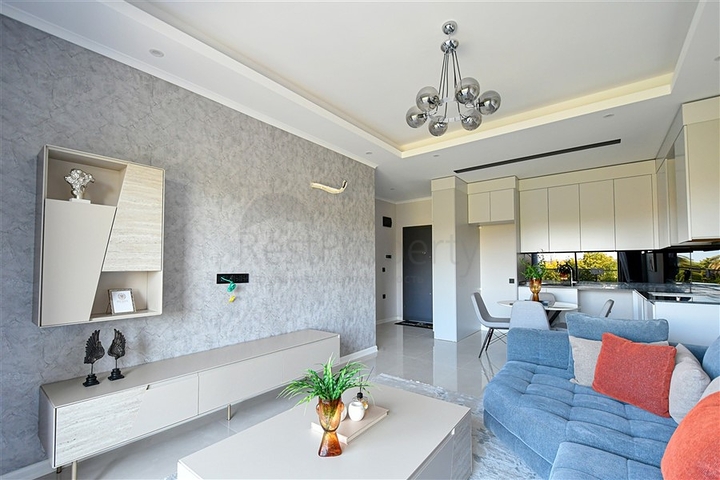 New 1+1 Apartment in Oba, Alanya | 54 m², 2024 Complex, Furnished