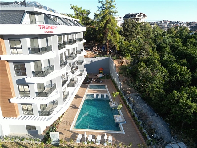 New 1+1 Apartment in Oba, Alanya | 54 m², 2024 Complex, Furnished