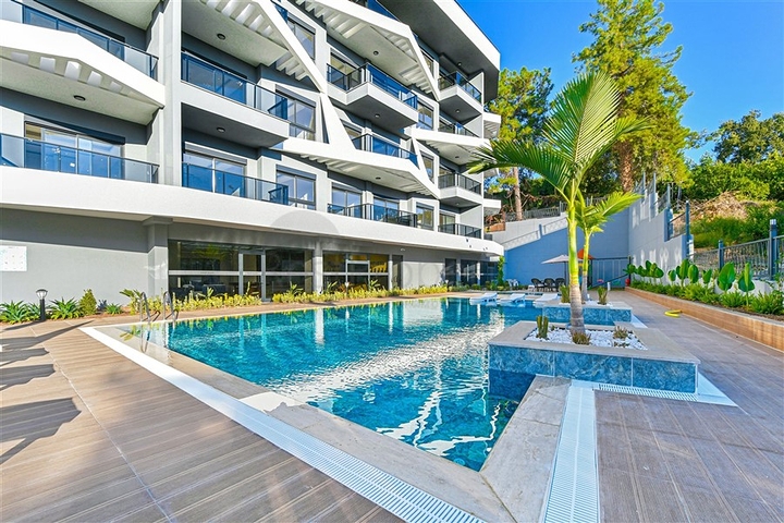 New 1+1 Apartment in Oba, Alanya | 54 m², 2024 Complex, Furnished