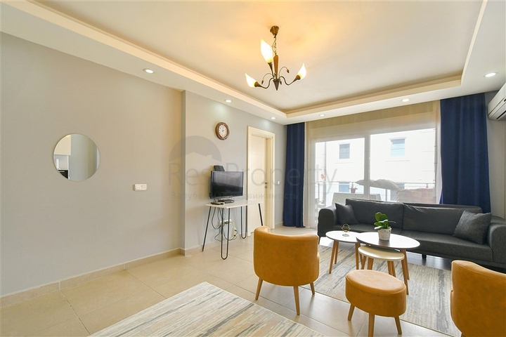 Furnished 1+1 Apartment near Cleopatra Beach | Central Alanya