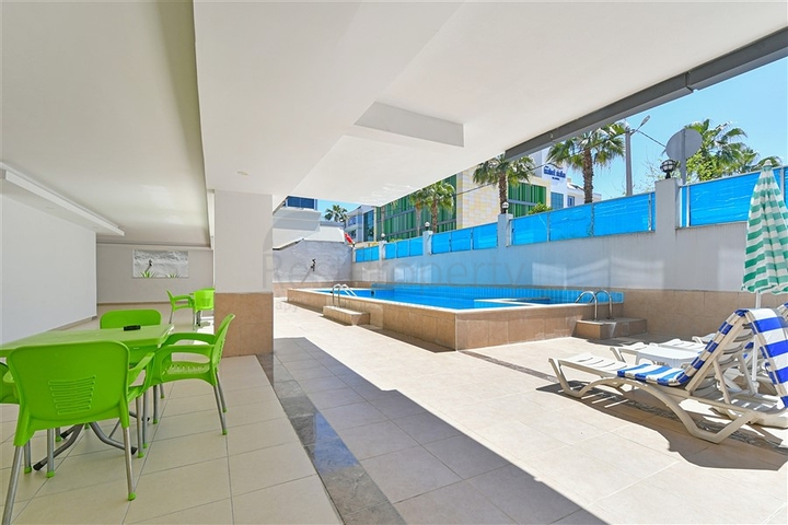 Furnished 1+1 Apartment near Cleopatra Beach | Central Alanya