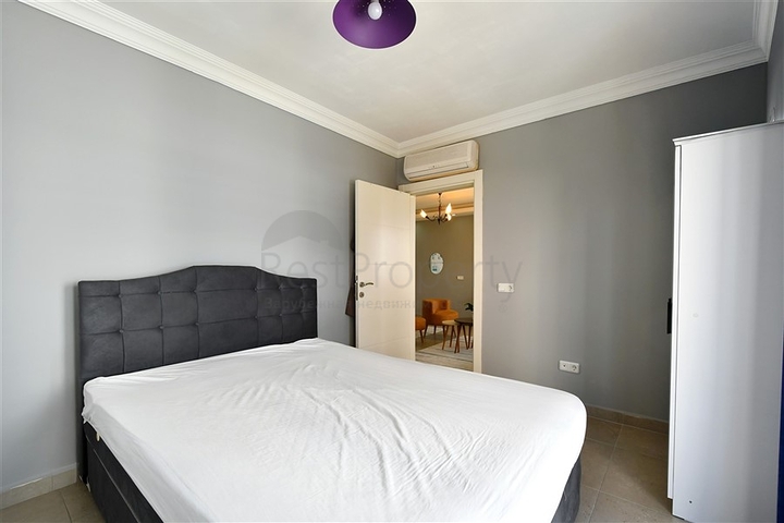 Furnished 1+1 Apartment near Cleopatra Beach | Central Alanya