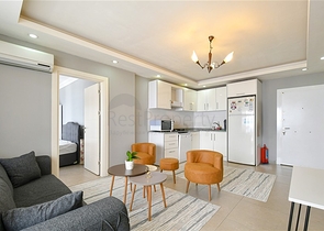 Furnished 1+1 Apartment near Cleopatra Beach | Central Alanya