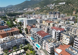 Furnished 1+1 Apartment near Cleopatra Beach | Central Alanya