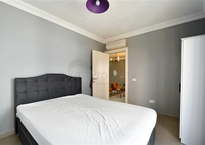 Furnished 1+1 Apartment near Cleopatra Beach | Central Alanya