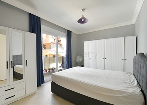 Furnished 1+1 Apartment near Cleopatra Beach | Central Alanya