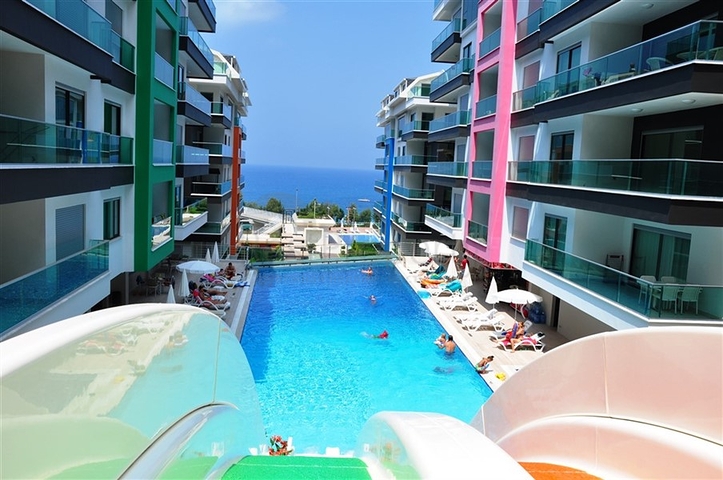 Luxury Sea-View 2+1 Apartment in Kargicak | 50 m to the Beach