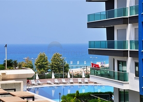 Luxury Sea-View 2+1 Apartment in Kargicak | 50 m to the Beach