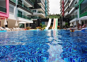 Luxury Sea-View 2+1 Apartment in Kargicak | 50 m to the Beach