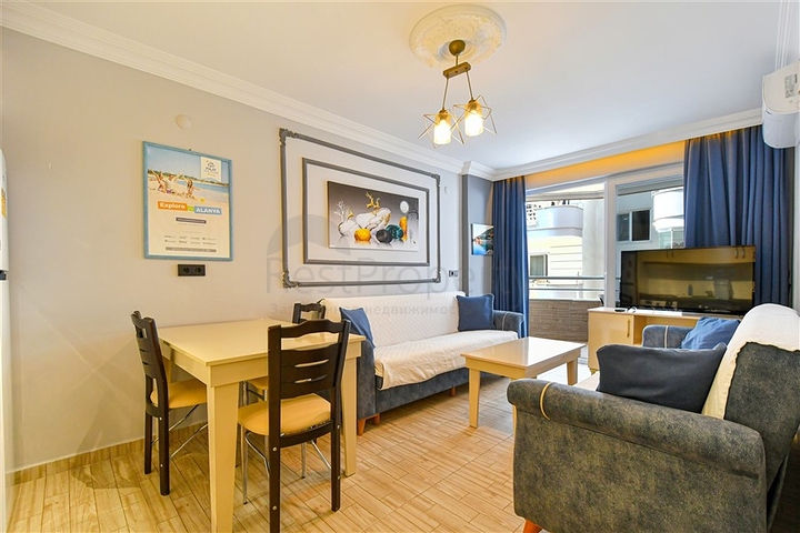 Renovated 1+1 Apartment in Oba, Alanya | 50 m², 550 m to the Sea