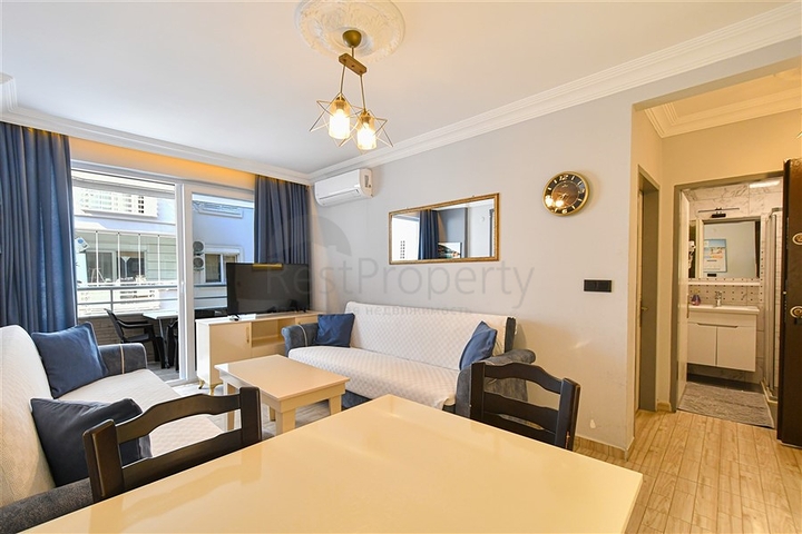 Renovated 1+1 Apartment in Oba, Alanya | 50 m², 550 m to the Sea