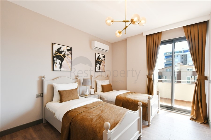 Furnished 2+1 Apartment in Tosmur, Alanya | 115 m², 150 m to Sea