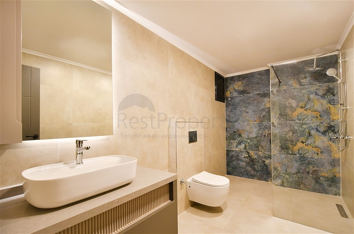 Furnished 2+1 Apartment in Tosmur, Alanya | 115 m², 150 m to Sea