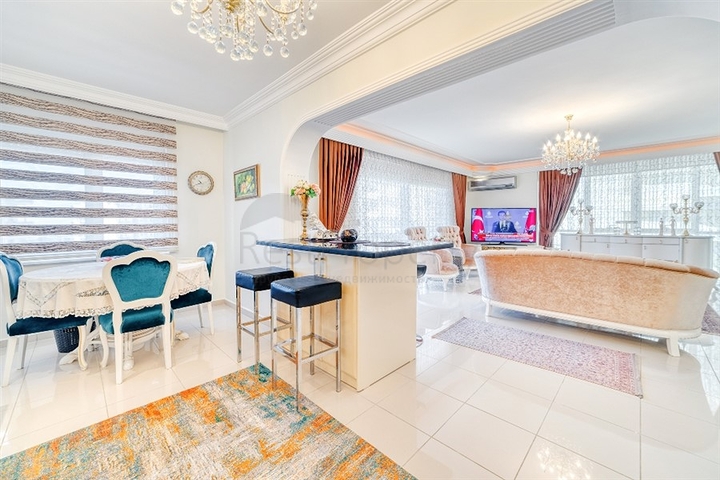 Furnished 3+1 Apartment in Mahmutlar, Alanya | 170 m² with Facilities