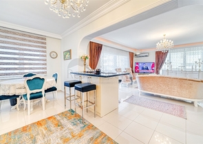 Furnished 3+1 Apartment in Mahmutlar, Alanya | 170 m² with Facilities