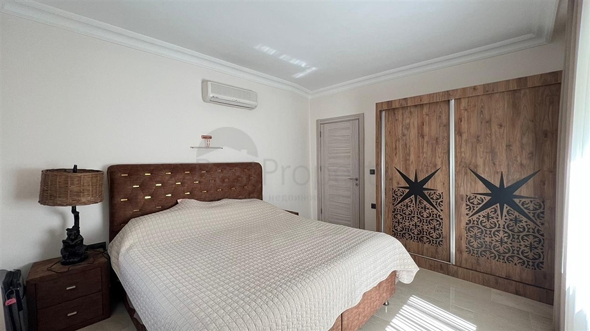 Furnished villa with sea view in the picturesque area of Kargicak