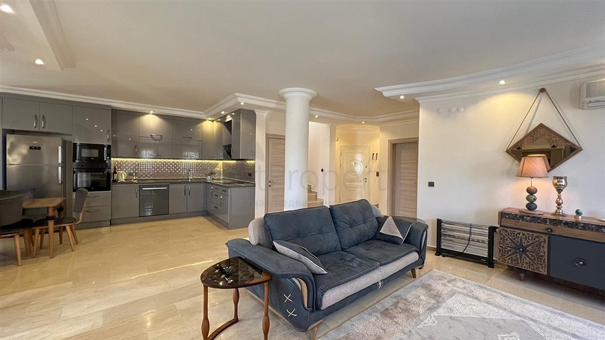 Furnished villa with sea view in the picturesque area of Kargicak