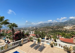 Furnished villa with sea view in the picturesque area of Kargicak