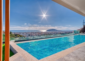 Modern luxury villa in the center of Cikcilli with panoramic sea views