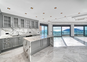 Modern luxury villa in the center of Cikcilli with panoramic sea views