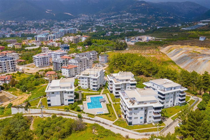Furnished 2+1 Apartment in Oba, Alanya | 90 m² in 2014 Complex