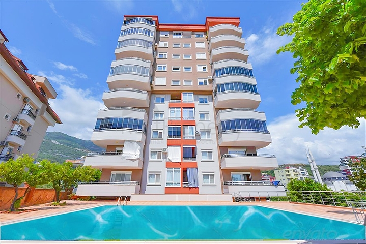 Sea-View 2+1 Apartment in Cikcilli, Alanya | 120 m², Furnished