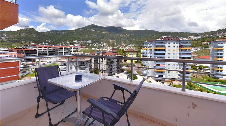 Sea-View 2+1 Apartment in Cikcilli, Alanya | 120 m², Furnished