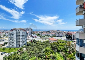 Sea-View 2+1 Apartment in Cikcilli, Alanya | 120 m², Furnished