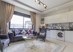 Furnished 1+1 Apartment in Kargicak, Alanya | 53 m², 100 m to Sea