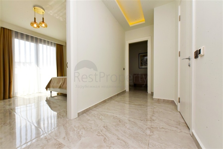 Luxury 3+1 penthouse in a prestigious area of Alanya with sea view