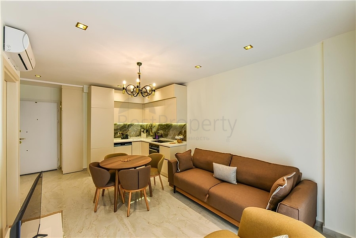 1+1 Apartment for Rent in Central Alanya | 150 m to the Beach