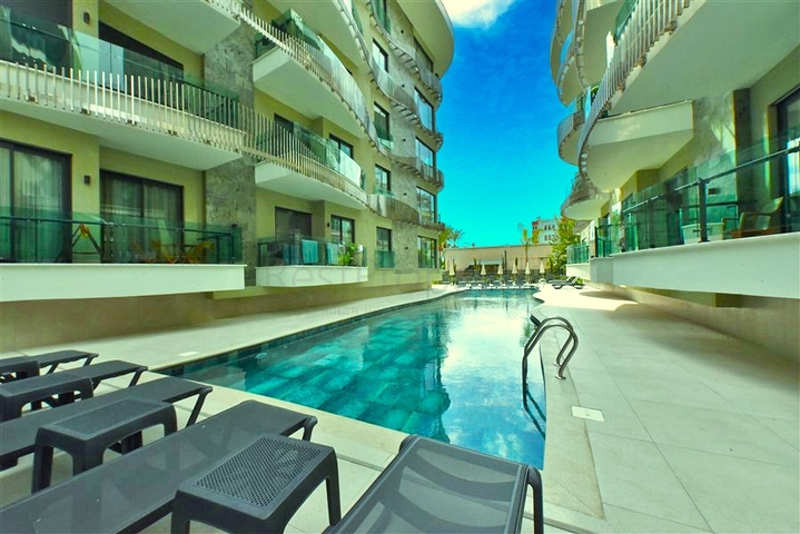 1+1 Apartment for Rent in Central Alanya | 150 m to the Beach
