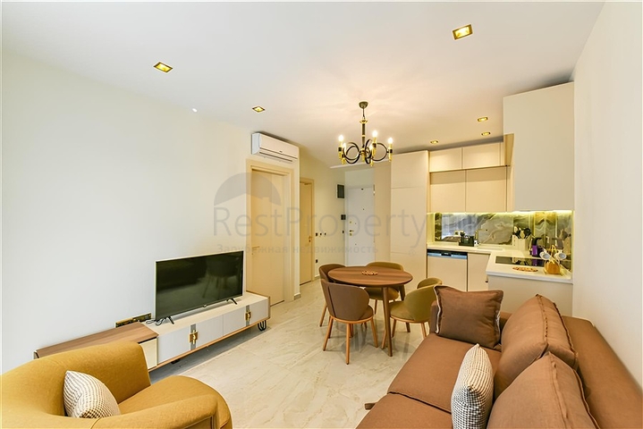 1+1 Apartment for Rent in Central Alanya | 150 m to the Beach