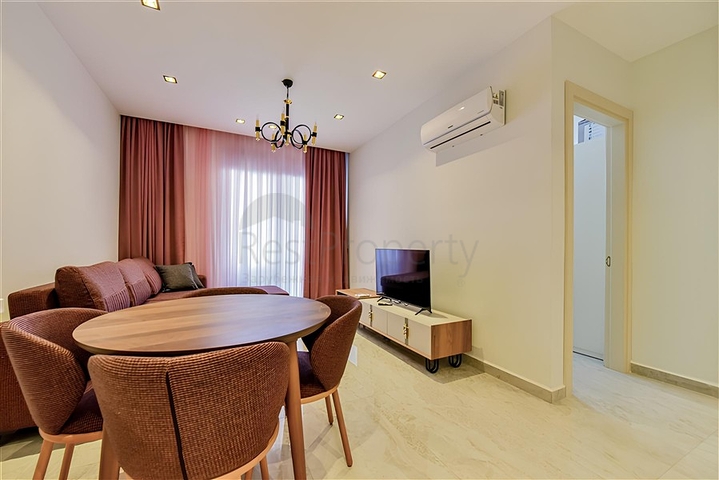 Modern 1+1 Apartment for Rent in Central Alanya | 55 m², Premium Complex