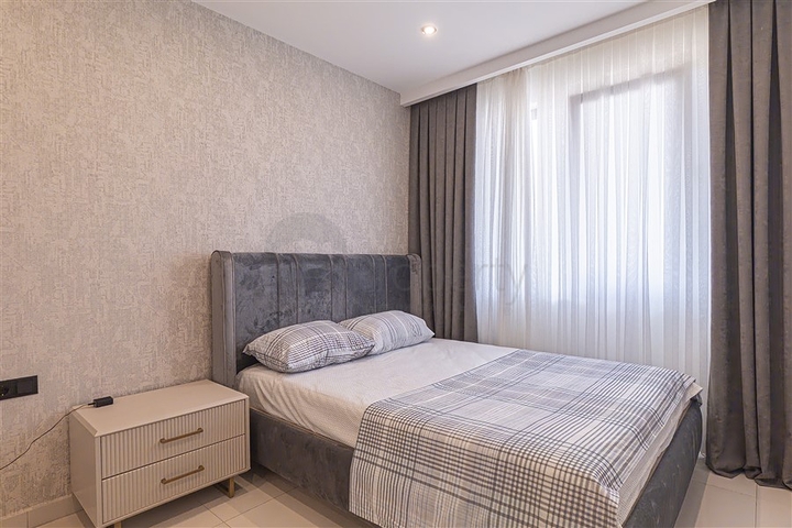 Modern 1+1 Apartment in Cleopatra, Alanya | 47 m² Near the Beach