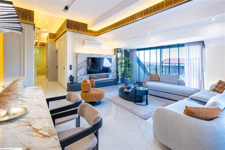 Furnished 3+1 Penthouse in Oba, Alanya | 152 m² Near City Center