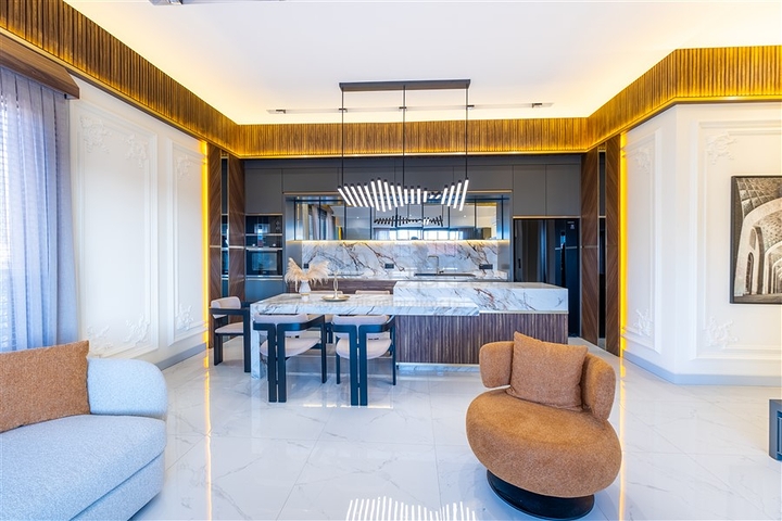 Furnished 3+1 Penthouse in Oba, Alanya | 152 m² Near City Center