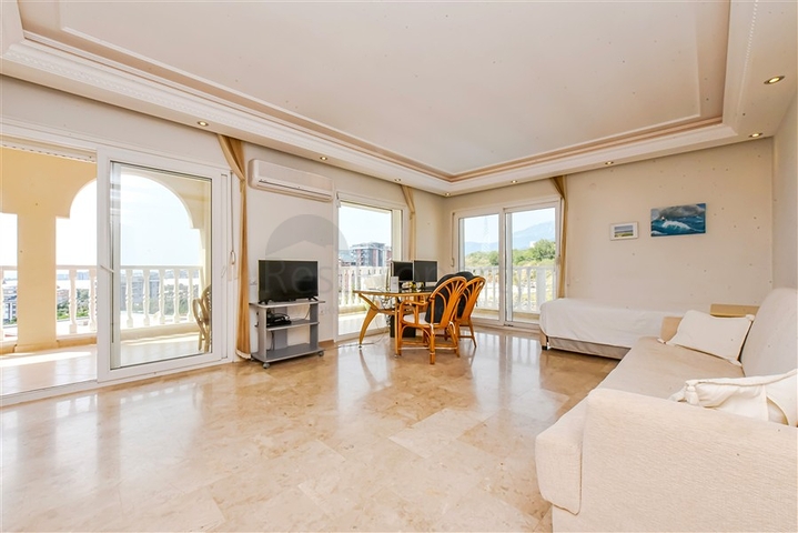 Furnished 2+1 Apartment in Demirtaş, Alanya | Sea View & 100 m²