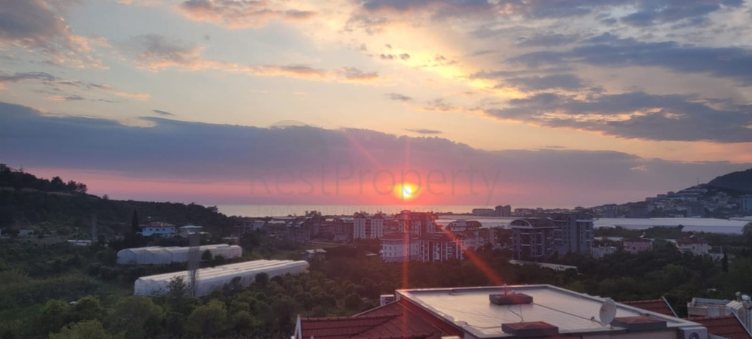 Furnished 2+1 Apartment in Demirtaş, Alanya | Sea View & 100 m²