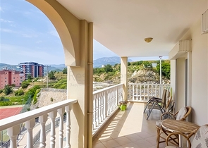 Furnished 2+1 Apartment in Demirtaş, Alanya | Sea View & 100 m²