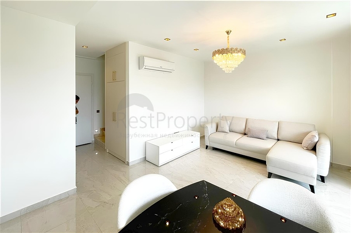Sea-View 2+1 Penthouse for Rent in Central Alanya | 102 m²
