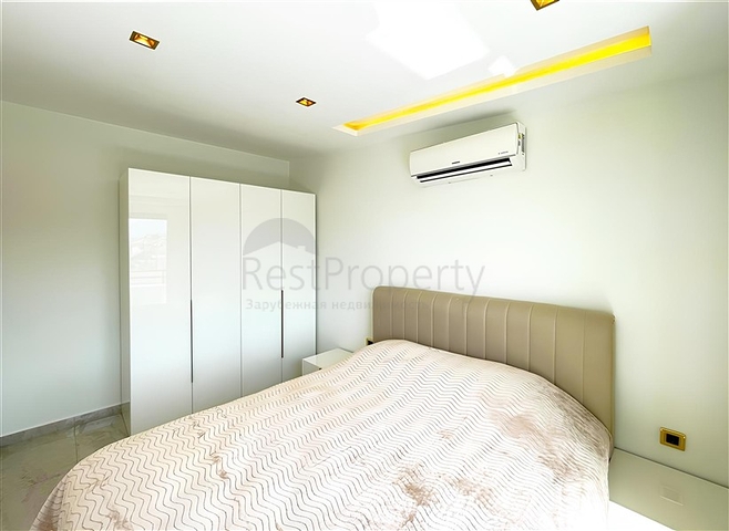 Sea-View 2+1 Penthouse for Rent in Central Alanya | 102 m²